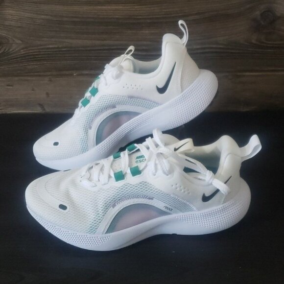 New Nike React Escape Womens White Running Sneakers Size 9‎ Lightweight Casual - Picture 2 of 9